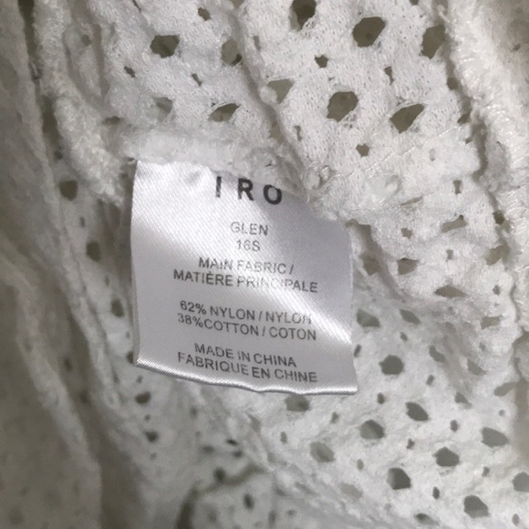 IRO perforated peplum top - Picture 4 of 4